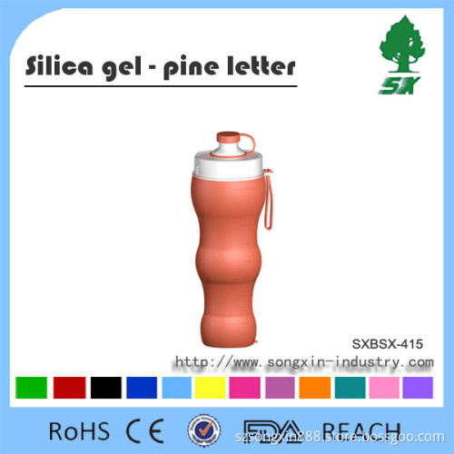 Foldable Design Silicone Drinking Water Bottle